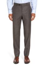 Men's Pal Zileri Classic Fit Trousers Us/ 58 Eu - Brown