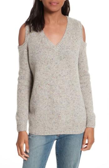 Women's Rebecca Minkoff Page Cold Shoulder Sweater - Beige