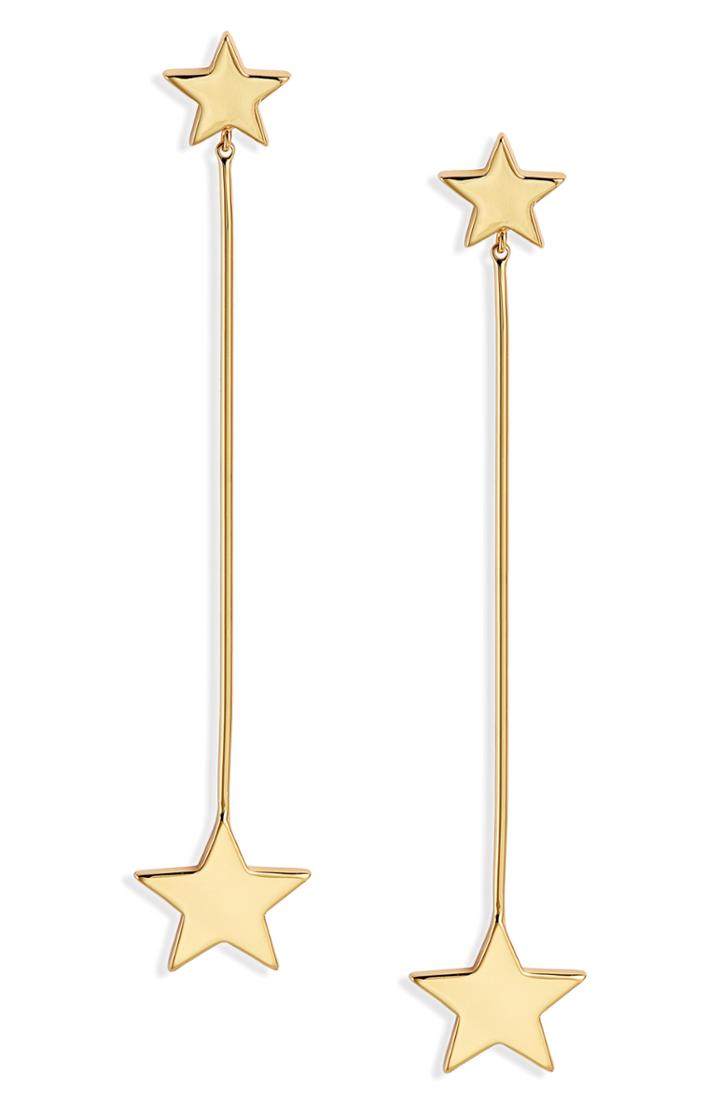 Women's Stella + Ruby Linear Star Earrings
