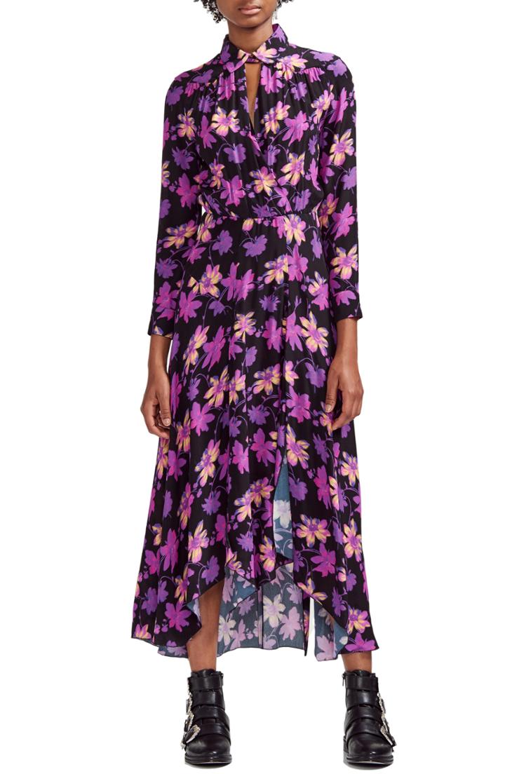 Women's Hayley Paige Pascal Embellished Net & Chiffon A-line Gown