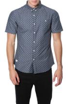 Men's 7 Diamonds 'the Stars' Trim Fit Short Sleeve Print Woven Shirt