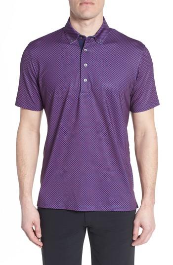 Men's Greyson Chaska Print Polo - Blue