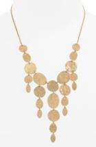 Women's Halogen Organic Texture Disc Frontal Necklace