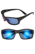 Men's Costa Del Mar Jose 60mm Polarized Sunglasses - Blackout/ Blue Mirror