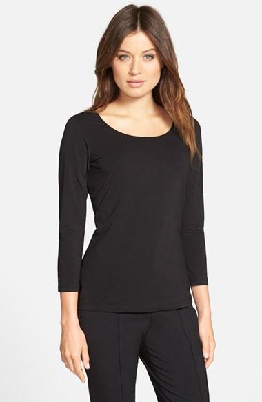 Women's Boss Scoop Neck Jersey Top