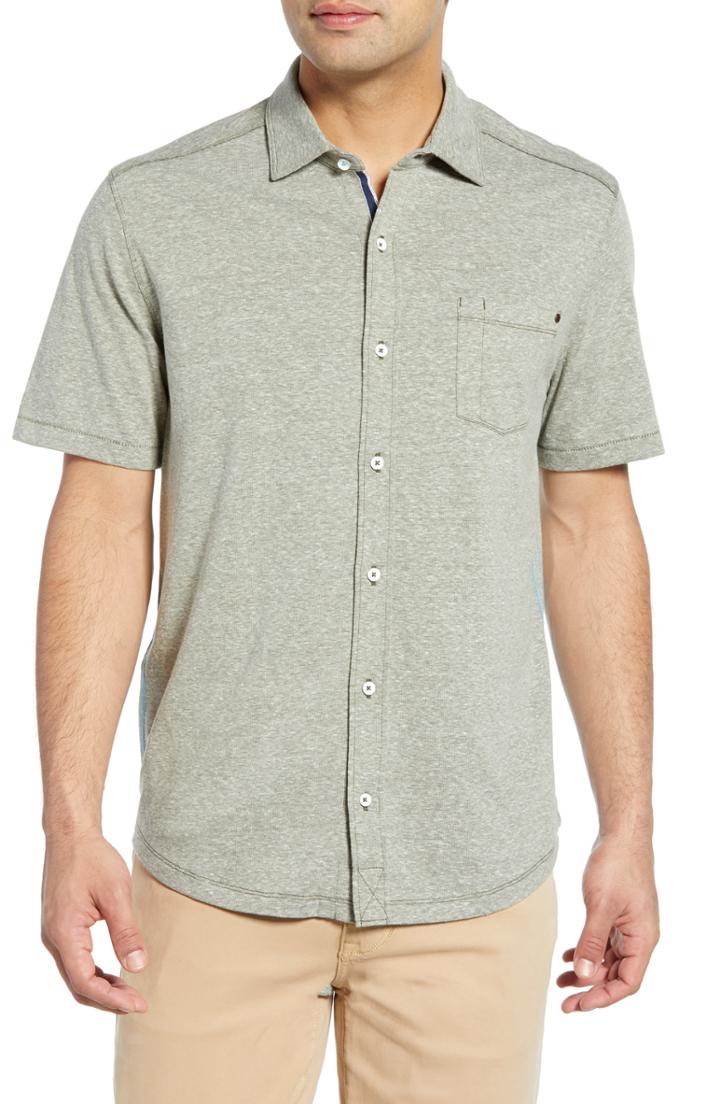 Men's Tommy Bahama Bodega Beach Camp Shirt - Blue