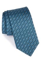 Men's Canali Check Silk Tie