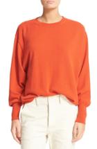 Women's Vince Shirttail Cashmere Sweater - Orange