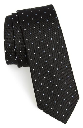 Men's 1901 Mirage Dot Silk Tie, Size - Black