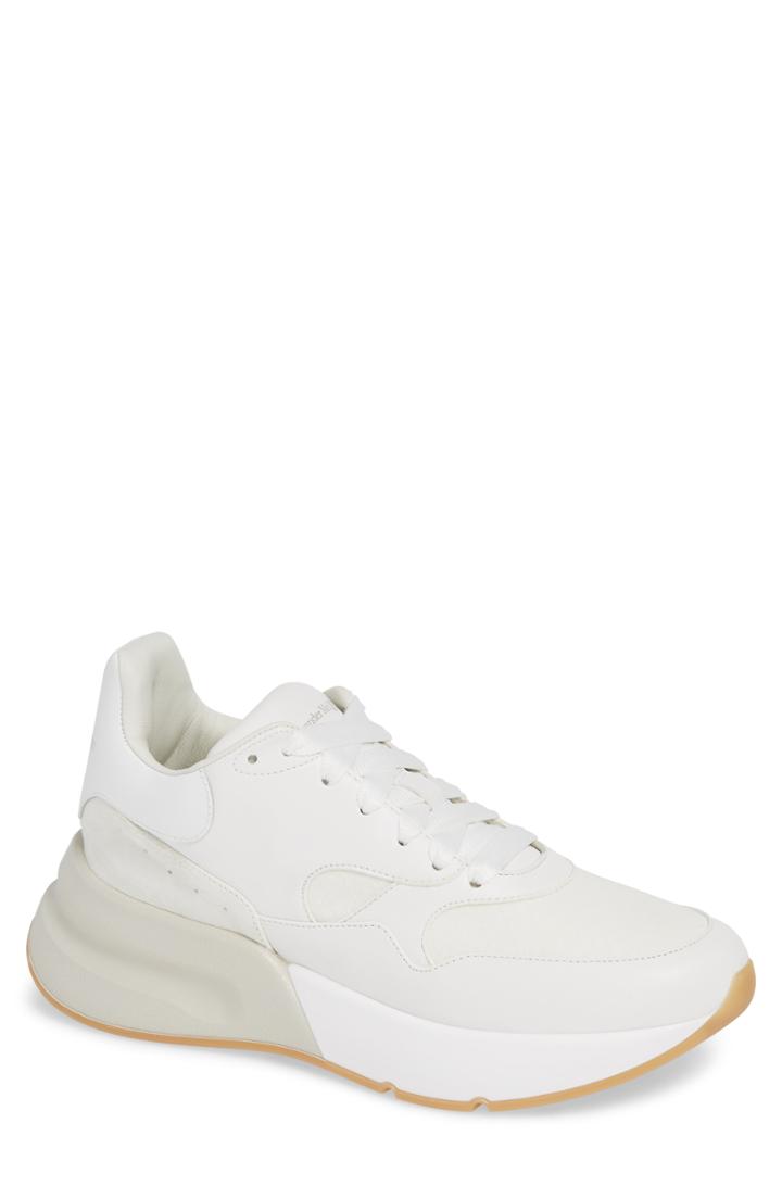 Men's Alexander Mcqueen Oversize Runner Sneaker Us / 40eu - White