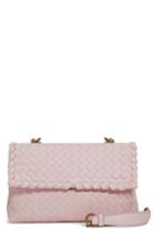 Bottega Veneta Baby Olimpia Leather Shoulder Bag - Pink