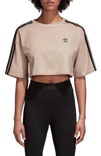 Women's Adidas Originals Boxy Tee - Pink