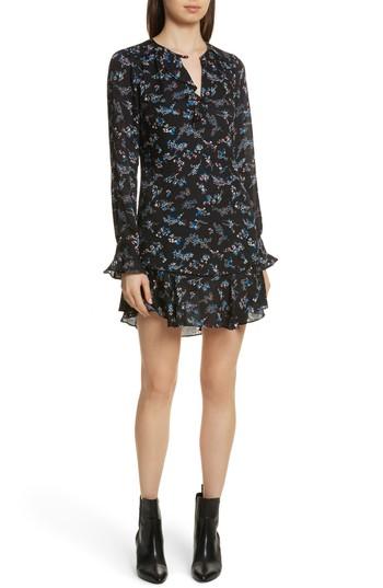 Women's Veronica Beard Preston Floral Print Silk Dress