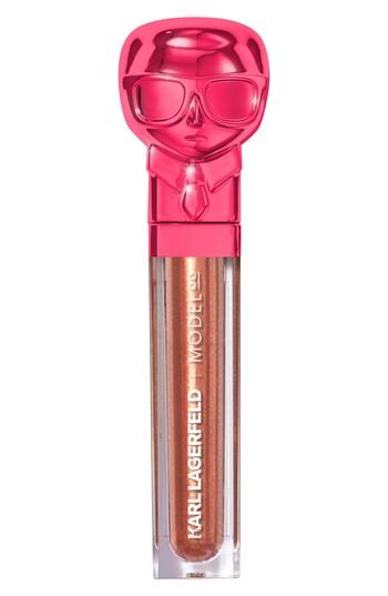 Karl Lagerfeld + Modelco Kiss Me Karl Lip Lights Top Coat - Eiffel Tower Glitter