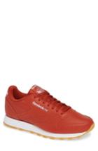 Men's Reebok Classic Leather Sneaker .5 M - Red