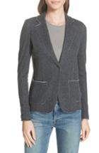 Women's Majestic Filatures Cotton & Cashmere Blazer - Grey