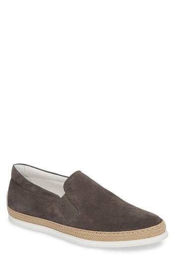 Men's Tod's Espadrille Slip-on Us / 6uk - Grey