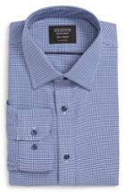 Men's Nordstrom Men's Shop Tech-smart Traditional Fit Stretch Solid Dress Shirt 32/33 - Blue