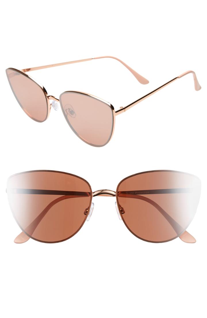 Women's Bp. Rimless Cat Eye Sunglasses -