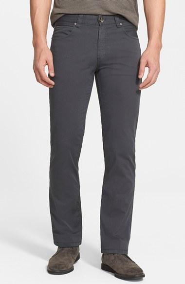 Men's Armani Collezioni Straight Leg Five-pocket Pants