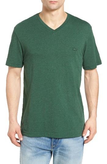 Men's Lacoste V-neck T-shirt (s) - Green