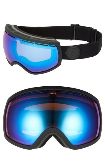 Women's Electric Eg2 Snow Goggles - Matte Black/ Blue Chrome