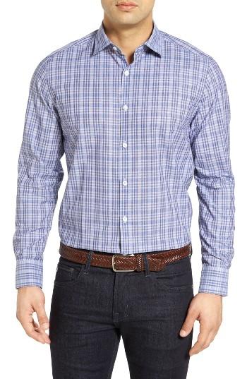 Men's Robert Barakett Fit Dobby Check Sport Shirt