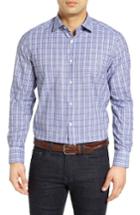 Men's Robert Barakett Fit Dobby Check Sport Shirt