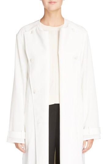 Women's Acne Studios Angelica Twill Coat Us / 32 Eu - White
