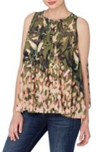 Women's Catherine Catherine Malandrino Geno Print Chiffon Blouse