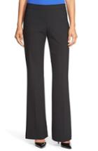 Women's Boss Tulea Bootcut Stretch Wool Suit Trousers - Black
