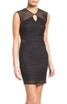 Women's Ali & Jay Shadow Stripe Minidress - Black