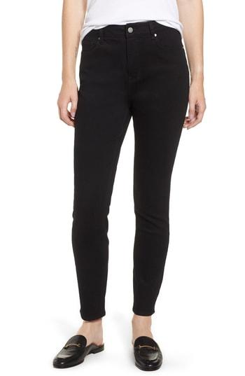 Women's Tinsel High Waist Ankle Skinny Jeans - Black