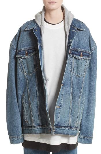 Women's Vetements X Levi's Denim Jacket - Blue