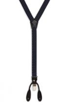 Men's Nordstrom Men's Shop Border Dot Suspenders, Size - Black