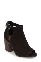 Women's Arturo Chiang 'cordeliah' Split Shaft Peep Toe Bootie M - Black