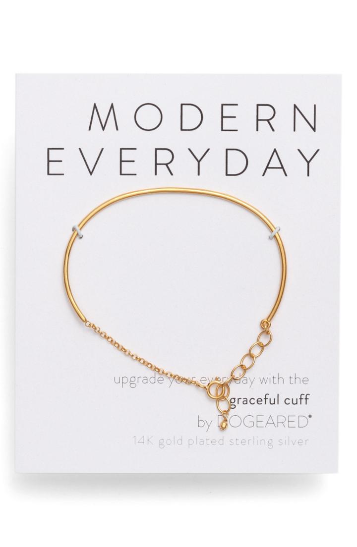 Women's Dogeared Modern Everyday Graceful Cuff Bracelet