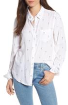 Women's Rails Rocsi Print Shirt, Size - White