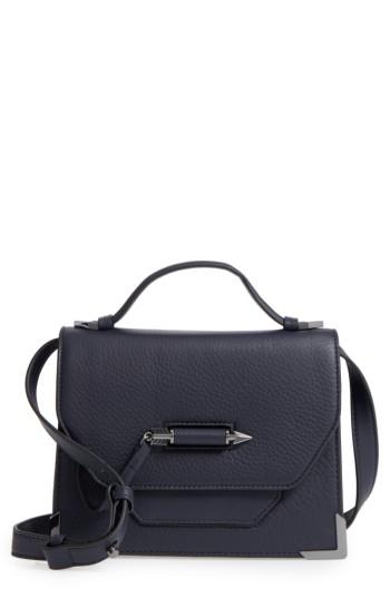 Mackage Keeley Leather Satchel - Blue