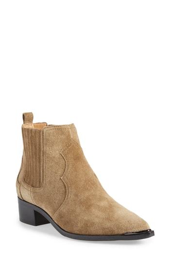 Women's Marc Fisher D Yohani Bootie, Size 5 M - Beige