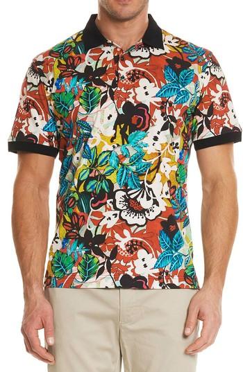 Men's Robert Graham Barrio Chino Polo - Red