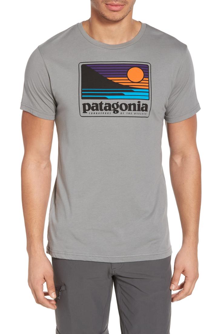 Men's Patagonia Up & Out Graphic Organic Cotton T-shirt