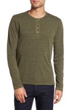 Men's Goodlife Long Sleeve Henley - Green