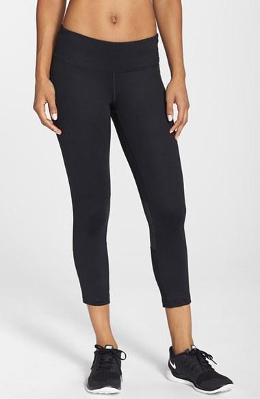 Women's Nike 'epic Run' Dri-fit Crop Tights - Black