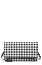 Sole Society Faux Leather Foldover Clutch -