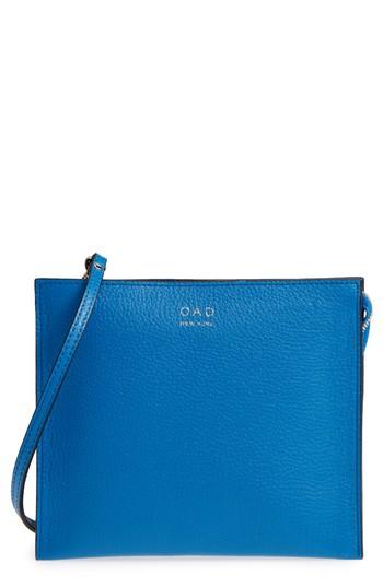 Oad New York Dual Slim Leather Crossbody Clutch - Blue