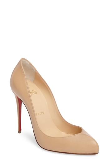 Women's Christian Louboutin Breche Pump .5us / 39.5eu - Beige