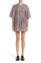Women's Molly Goddard Simmi Sequin Dress Us / 10 Uk - Metallic