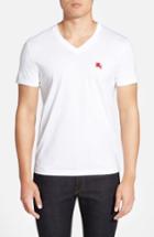 Men's Burberry Lindon Cotton T-shirt, Size - White