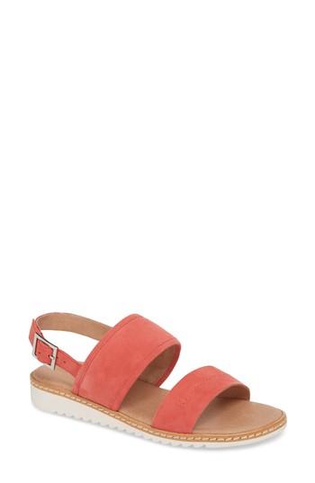 Women's Caslon Claire Slingback Sandal M - Coral